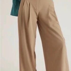 Athleta Tan Wide-Leg Women's Pants